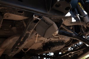 Jeep Wrangler Skid Plates - Front - DV8 Offroad - Front Frame Link - Black - `07-`18